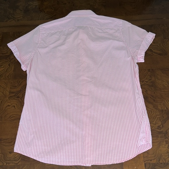 Button down cuff sleeve, cotton shirt, size large - Picture 2 of 4